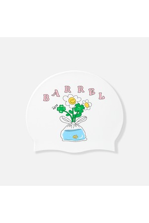 [배럴] 행운을 주는 실리콘 스윔 캡 화이트 (B6SUASC021WHT)_WHITE-a