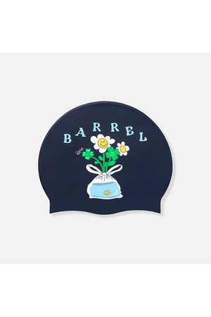 [배럴] 행운을 주는 실리콘 스윔 캡 네이비 (B6SUASC021NAV)_NAVY-a