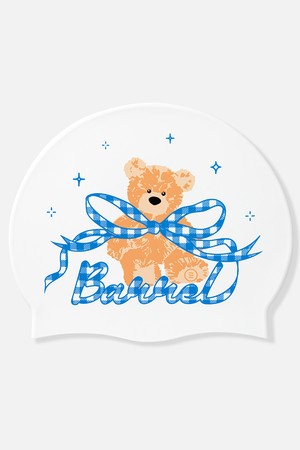 [배럴] 체크베어 실리콘 스윔 캡 화이트 (B6SUASC010WHT)_WHITE-a