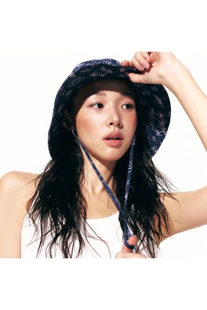 [배럴] 카프리 와이드 비치햇 네이비 (B6SUACP008NAV)_NAVY-a