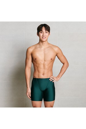 [배럴] 베이직 카멜레온 3부 재머 수영복 딥그린 (B6SMSMS116DER)_GREEN-a