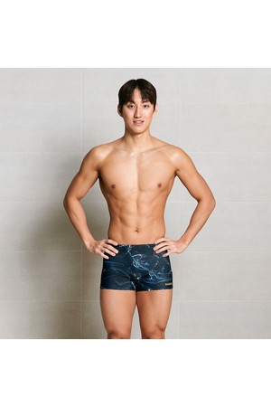 [배럴] 에너제틱 플로우 2부 재머 수영복 블랙 (B6SMSMS113BLK)_BLACK-a