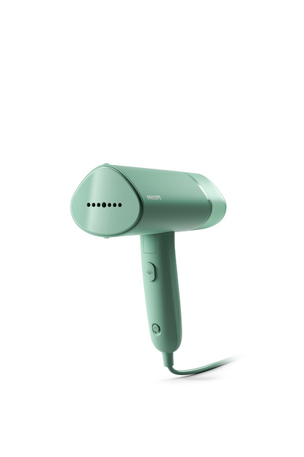 필립스 3000 시리즈 핸디형 다리미 스티머 STH3010/70은 민트 색상의 콤팩트 디자인으로 간편하게 사용할 수 있는 핸디형 스티머입니다. 30초 만에 예열되어 빠르게 사용 가능하며, 최대 20g/분의 강력한 스팀 분사량으로 옷감의 주름을 효과적으로 제거합니다. 모든 원단에 사용 가능하며, 살균 기능까지 갖춰 위생적인 관리가 가능합니다. 120ml 물탱크 용량과 23 x 13.4 x 12.4cm의 휴대성을 갖춰 여행 시에도 유용합니다. 구성품으로 보관용 파우치가 제공되며, KC인증, EMC, 전기안전인증을 받아 안전하게 사용할 수 있습니다.
