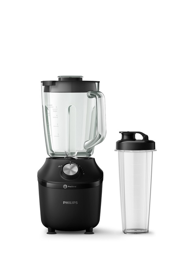 필립스 3000 시리즈 블렌더/믹서기 HR2291/41은 2L 용량의 블랙 색상 블렌더/믹서기입니다. 유리, 스테인리스 스틸, 고무 소재로 제작되었으며, 2단계 속도 조절, 분리형 칼날, 펄스 모드 기능을 제공합니다. 이중 잠금 안전 기능과 식기세척기 사용 가능으로 편리하며, 텀블러와 다지기 용기를 구성품으로 포함합니다. 스무디, 수프, 소스, 얼음, 냉동 과일, 견과류 분쇄 등 다양한 용도로 활용할 수 있습니다. 600W 전력, 19,000-20,000 RPM 회전 속도, 0.85m 코드 길이를 가지며, 60°C 이상 뜨거운 재료 사용은 불가합니다.
