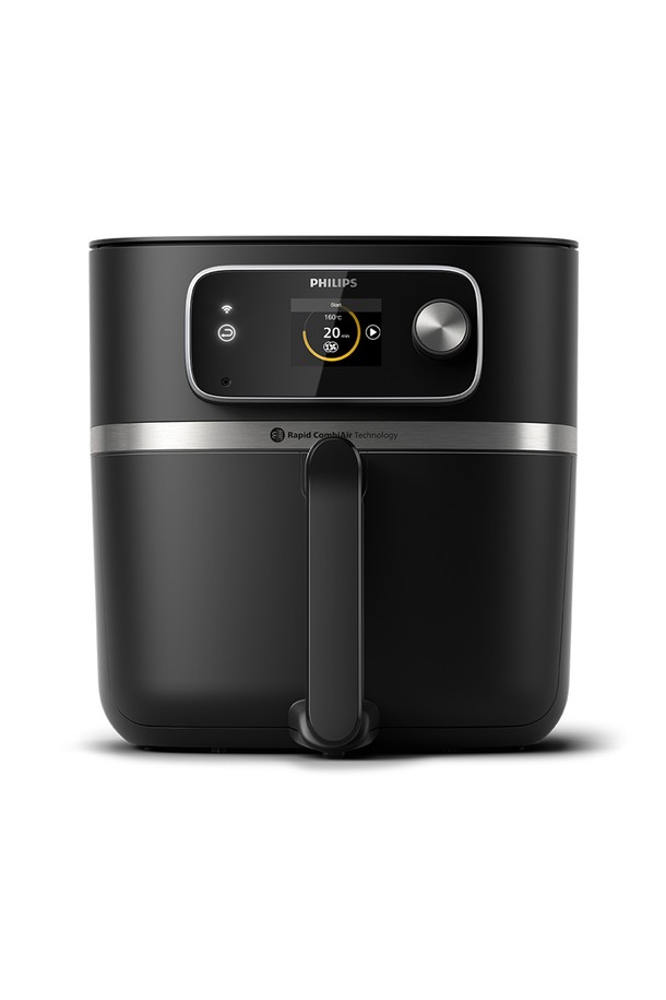 필립스 에어프라이어 셰프 에디션 HD9880/90은 8.3L 대용량으로, 블랙 색상의 세련된 디자인을 자랑합니다. 래피드 콤비에어 기술과 스마트 센서 온도계를 통해 에어프라이, 로스팅, 그릴, 베이킹, 찜 등 14가지 이상의 다양한 조리가 가능합니다. 저소음 작동, 디지털 컨트롤 패널, 손쉬운 세척, NutriU 앱 연동, 60% 에너지 효율 등 뛰어난 편의성과 성능을 제공하며, 22가지 조리법으로 더욱 풍성한 요리를 즐길 수 있습니다. 또한, 10만원 상당의 믹서기를 증정하여 더욱 실용적인 주방 경험을 선사합니다.
