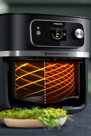 필립스 에어프라이어 셰프 에디션 8.3L + 10만원 상당 믹서기 증정 HD9880/90