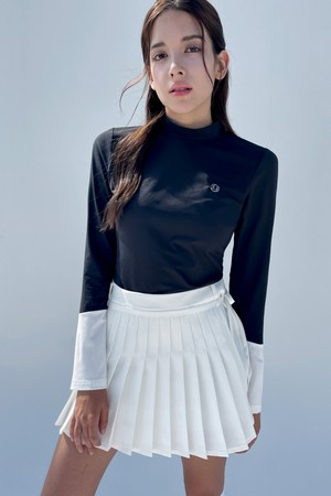 리본 타이드 팬츠 스커트 [화이트]_WHITE-a