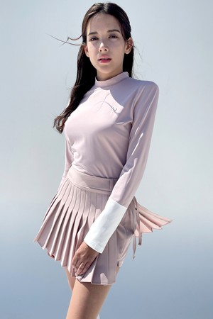 리본 타이드 팬츠 스커트 [인디핑크]_PINK-a