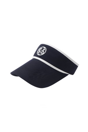 컬러 블록 볼드 바이저 [네이비]_NAVY-a