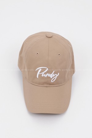 [퍼디] 퍼디 3D 엠브로이더리 볼-cap_BEIGE-a