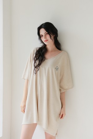 [퍼디] 1+1 테리 라운지 로브_IVORY-a