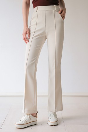 [퍼디] 젤리스판 부츠컷 팬츠_IVORY-a