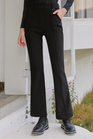 [퍼디] 밍크 젤리스판 부츠컷 팬츠 [블랙]_BLACK-a