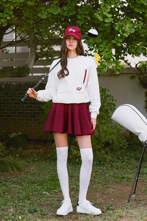 [퍼디] 우븐믹스 방풍 기모 맨투맨 [아이보리]_IVORY-a