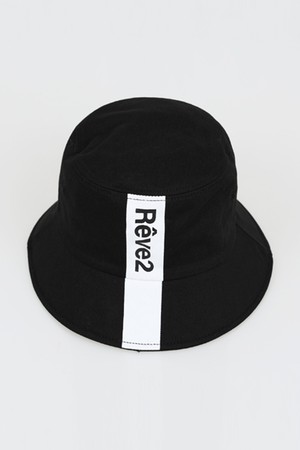 [퍼디] 리버 레터링 버킷-hat_BLACK-a