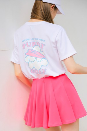 [퍼디] 에어로쿨 플로비 티셔츠_WHITE-a