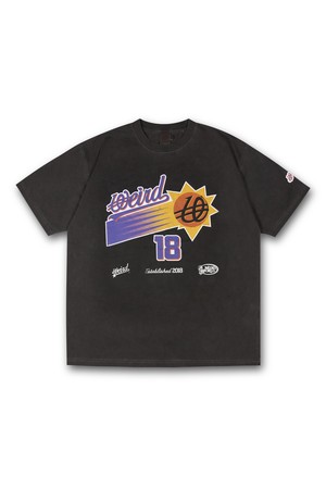 위얼드월드_바스켓볼 피그먼트 티셔츠_GREY