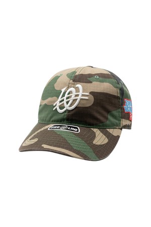 베이직로고 우드랜드 카모 볼캡
