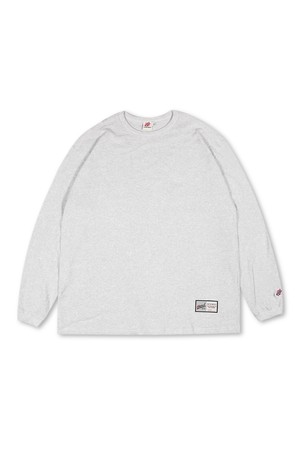 위얼드월드_오버프린트 와플 롱슬리브_MELANGE