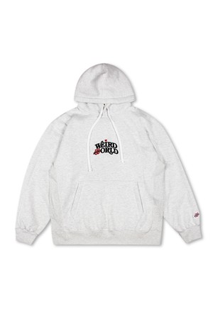 위얼드월드_하트로고 헤비스웻 후디_MELANGE