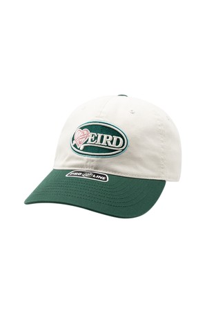 위얼드월드_하트와펜 배색 볼캡