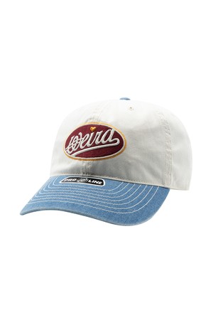 레드 써클로고와펜 데님 배색 볼캡