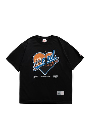 위얼드월드 하트 타워 티셔츠 블랙