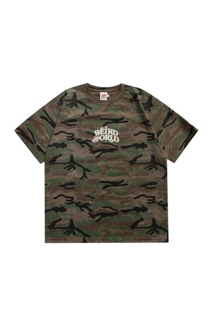 위얼드월드 아크로고 카모플라쥬 티셔츠