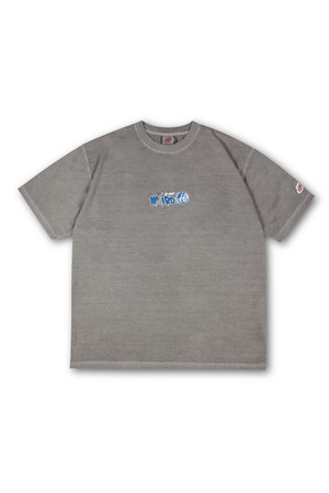 위얼드월드_I'M NOT WEIRD 피그먼트 티셔츠_LIGHT GREY