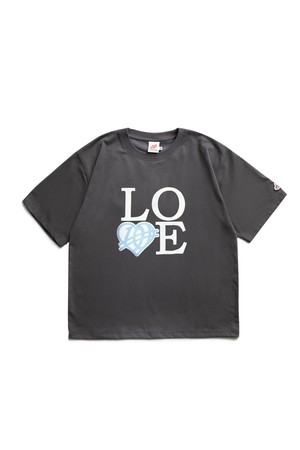BIG LOVE 하프 티셔츠 GREY