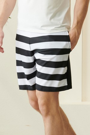 제테스 남성 ST 쿨스판 보드숏 비치 반바지 M_3A861X_BLACK-a