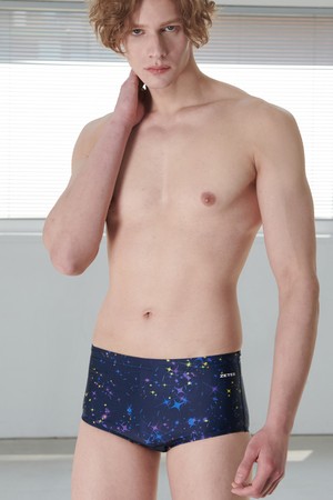 제테스 남성 하이드로 액티브 스퀘어 숏사각 실내수영복 STAR DUST M3A613X