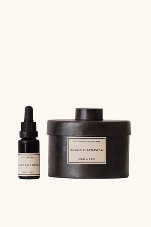 마드에렌 BLACK CHAMPAK 블랙샴파카 스몰 스톤포푸리 다포디케르