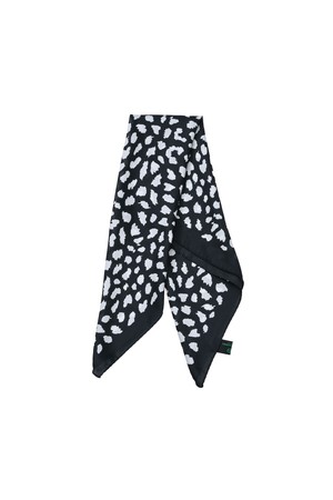 ALL SEASON 미니 레오파드 블랙  쁘띠 스카프_BLACK-a