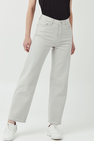 26SS 베이직 면 스판 일자 밝은 그레이 팬츠_GREY-a