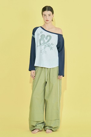 ONE SHOULDER RAGLAN T-SHIRT-NAVY_NAVY-a