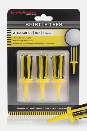 브랜드퓨전 골프 브러쉬티 80mm(3P)_YELLOW-a