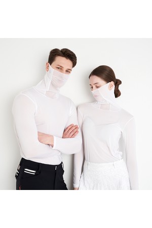 테크스킨 공용 20D 귀걸이형 냉감티셔츠_WHITE-a