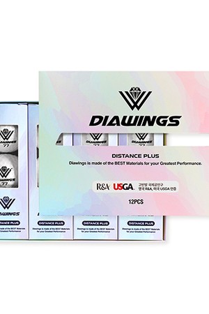 [12구세트] 다이아윙스 고반발 국제공인구 더즌 골프공 M3_ORANGE-a