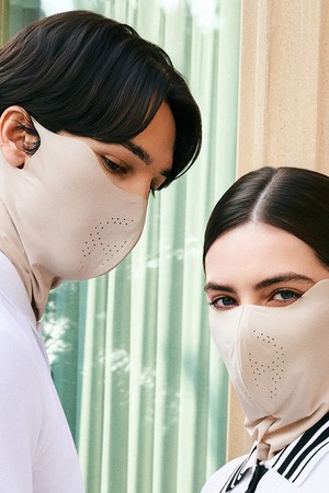 테크스킨 플렉스핏 입체 롱넥 자외선차단 마스크 스킨_BEIGE-a