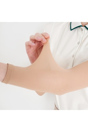 테크스킨 남녀공용 UV 자외선 차단 냉감 팔토시_BEIGE-a