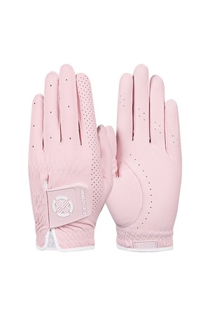 테크스킨 플렉스 핏 합피 컬러 양손 골프장갑_PINK-a
