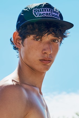 SUMMER VACATION NYLON CAP (BLACK)_BLACK-a