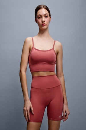 호라호 스포츠 바이커 4부 쇼츠 레깅스 1&1_BROWN-a