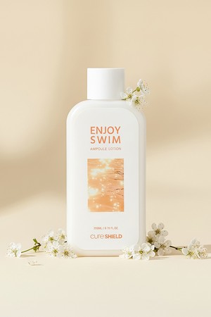 인조이스윔 수영 저자극 페이스 & 바디 앰플 로션 200ml_GOLD-a