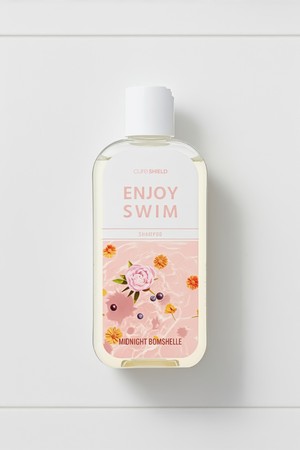 인조이스윔 수영장 염소 냄새 케어 샴푸 미드나잇 밤쉘 200ml_PINK-a