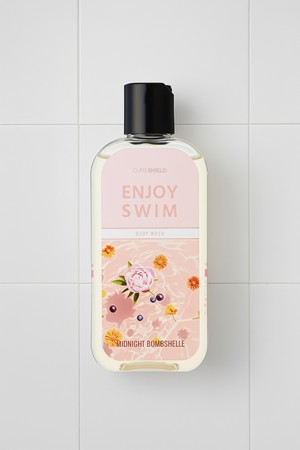 인조이스윔 수영장 염소 냄새 케어 바디워시 미드나잇 밤쉘 200ml_PINK-a