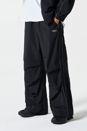 파이핑 나일론 팬츠 (Black)_BLACK-a