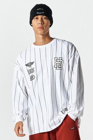 스트라이프 스포츠 롱 슬리브 (White)_WHITE-a