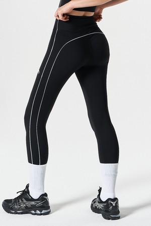 우먼스 서포트 파이핑 레깅스 (Black)_BLACK-a
